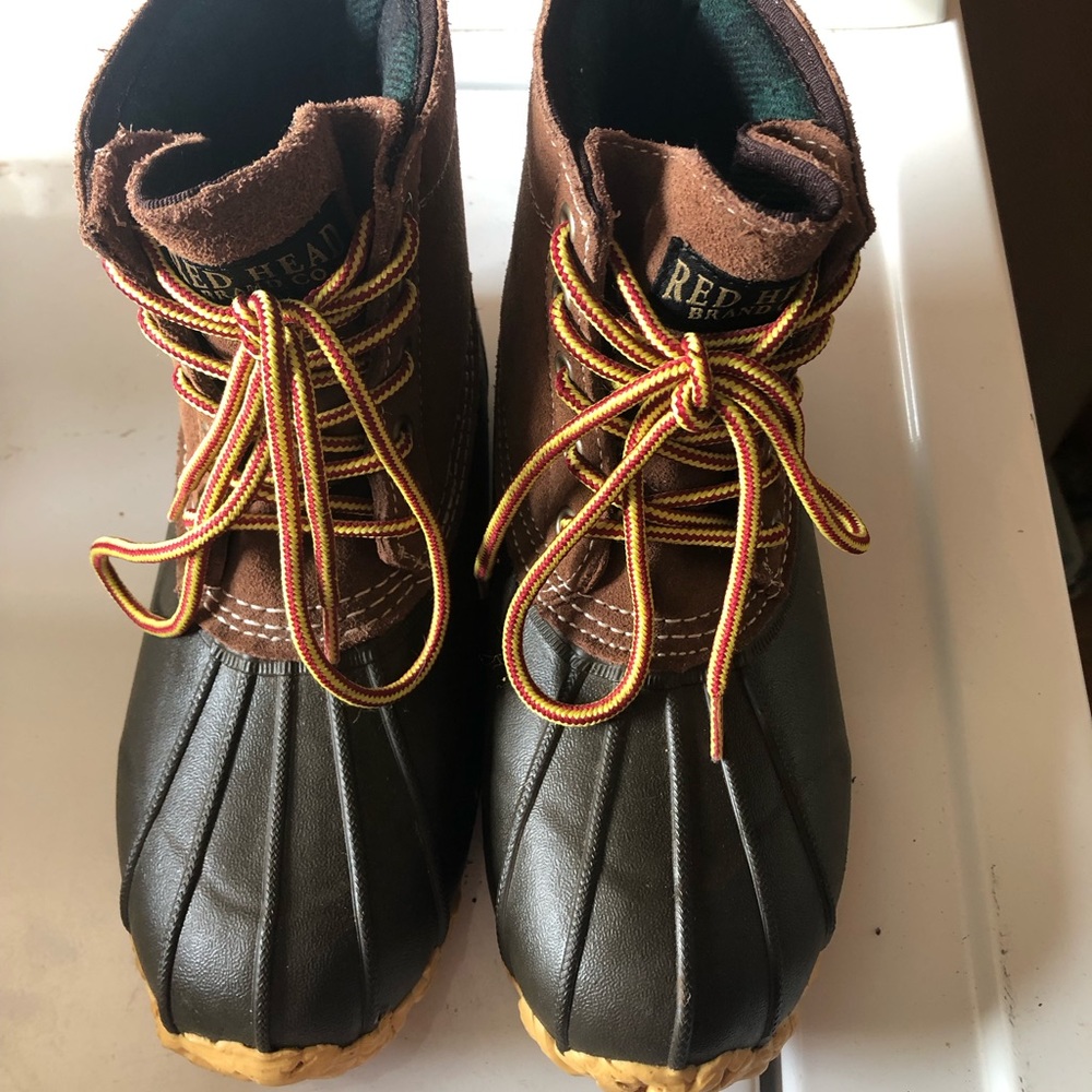 Redhead duck boots
